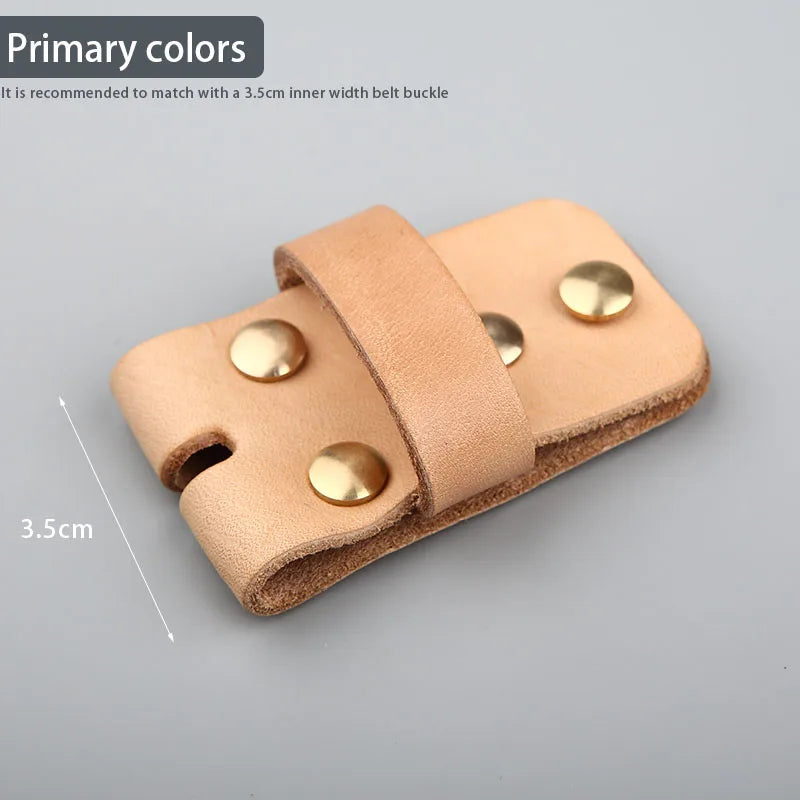 Connection Leather Men's Belt Pin Buckles  Solid Brass Belts Buckle With Rivet DIY Craft Decor Belt Accessories