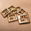 Solid Brass Belt Buckle 4.0cm Men's Single Pin Buckle For Leather Craft Jeans Webbing Replacement Buckle Accessories