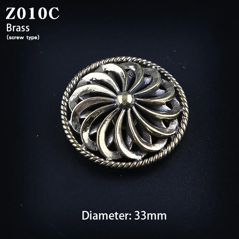 Metal Buttons Brass Cloth Clasp Coin Clasp Purse Clasp Leather Craft Bag Handmade Leather Accessories Craft Decoration