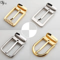 1pcs Metal Stainless SteelBelt Buckle For Men Single Pin Belt Half Buckle Solid Buckle Accessories Casual
