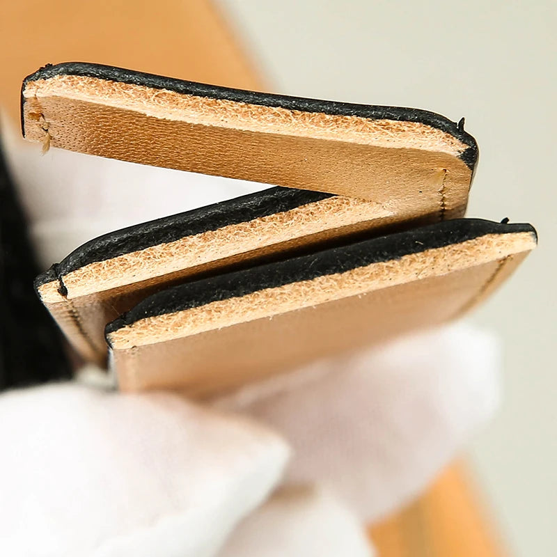3.4cm  Automatic Buckle Belt Genuine Leather High Quality Belts For Men Full-Grain Leat Headless Belt Handmade DIYher
