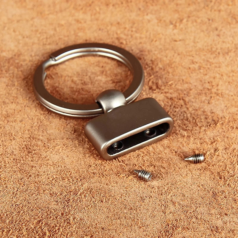 Handmade Genuine Leather Keychain For Men and Women Car Keychain Wallet Pocket Waist Holder Keyrings