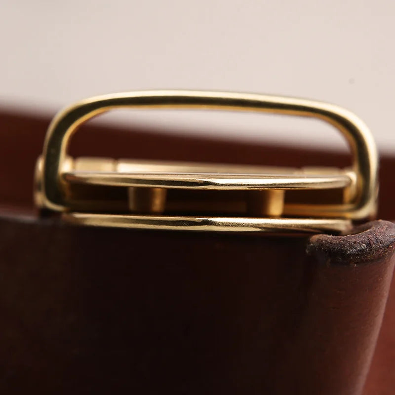 Solid Pure Brass Metal 40mm men's Belt Buckle Trousers Waist Belt Buckle Pin Buckle Replacement Accessories Jeans Accessories