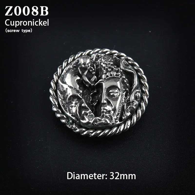 Metal Buttons Brass Cloth Clasp Coin Clasp Purse Clasp Leather Craft Bag Handmade Leather Accessories Craft Decoration