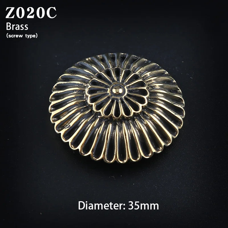 Metal Buttons Brass Cloth Clasp Coin Clasp Purse Clasp Leather Craft Bag Handmade Leather Accessories Craft Decoration