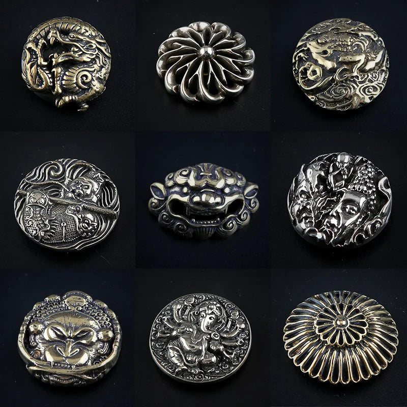 Metal Buttons Brass Cloth Clasp Coin Clasp Purse Clasp Leather Craft Bag Handmade Leather Accessories Craft Decoration