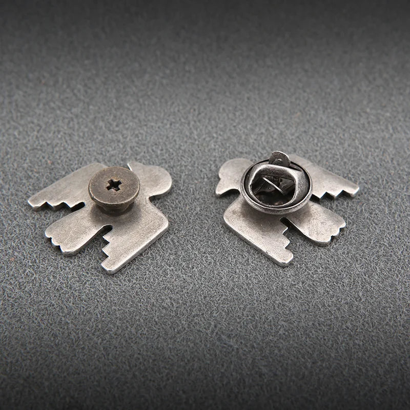 Retro Thunderbird Brass Decorative Clasp Cloth Clasp Metal Badge Handmade Creative Jewelry Claw Handmade Leather Accessories