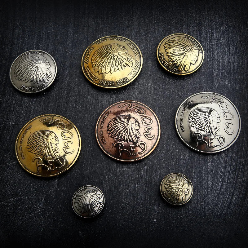 Metal Buttons Brass Cloth Clasp Coin Clasp Purse Clasp Leather Craft Bag Craft Decoration Handmade Leather Accessories