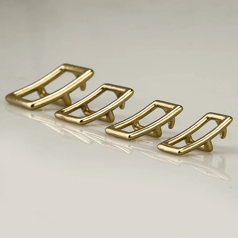 Solid Brass Buckle Halter Harness Tack Strap Belt Equestrian Hardware DIY handmade leather hardware Accessories