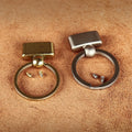 Handmade Genuine Leather Keychain For Men and Women Car Keychain Wallet Pocket Waist Holder Keyrings