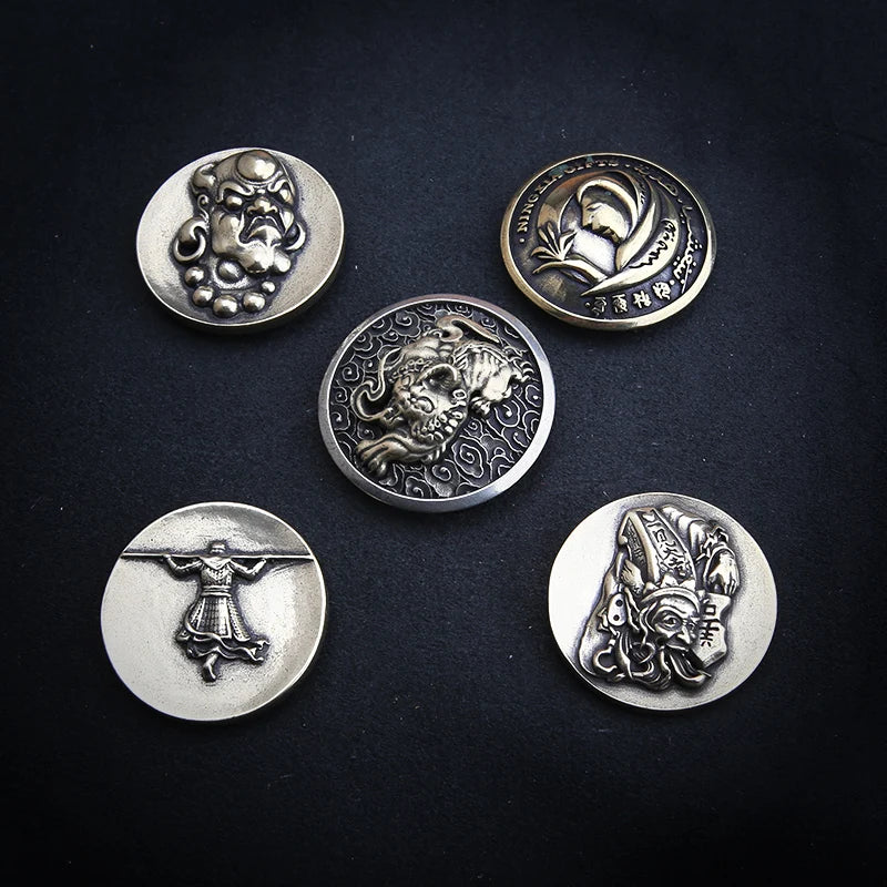 Metal Buttons Brass Cloth Clasp Coin Clasp Purse Clasp Leather Craft Bag Handmade Craft Decoration DIY Leather Accessories