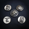 Metal Buttons Brass Cloth Clasp Coin Clasp Purse Clasp Leather Craft Bag Handmade Craft Decoration DIY Leather Accessories