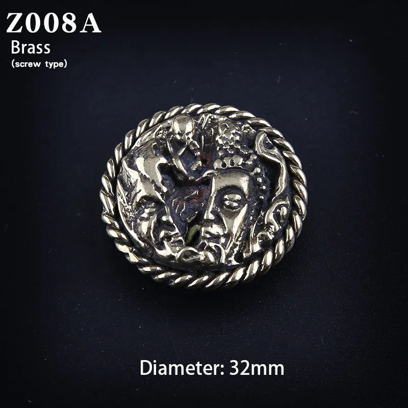 Metal Buttons Brass Cloth Clasp Coin Clasp Purse Clasp Leather Craft Bag Handmade Leather Accessories Craft Decoration