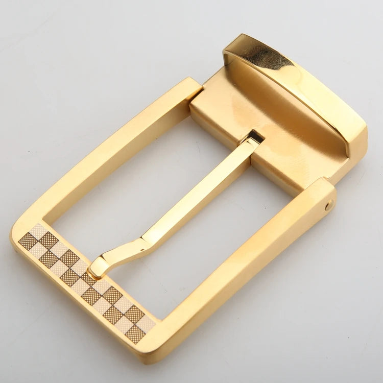 1pcs Metal Stainless SteelBelt Buckle For Men Single Pin Belt Half Buckle Solid Buckle Accessories Casual