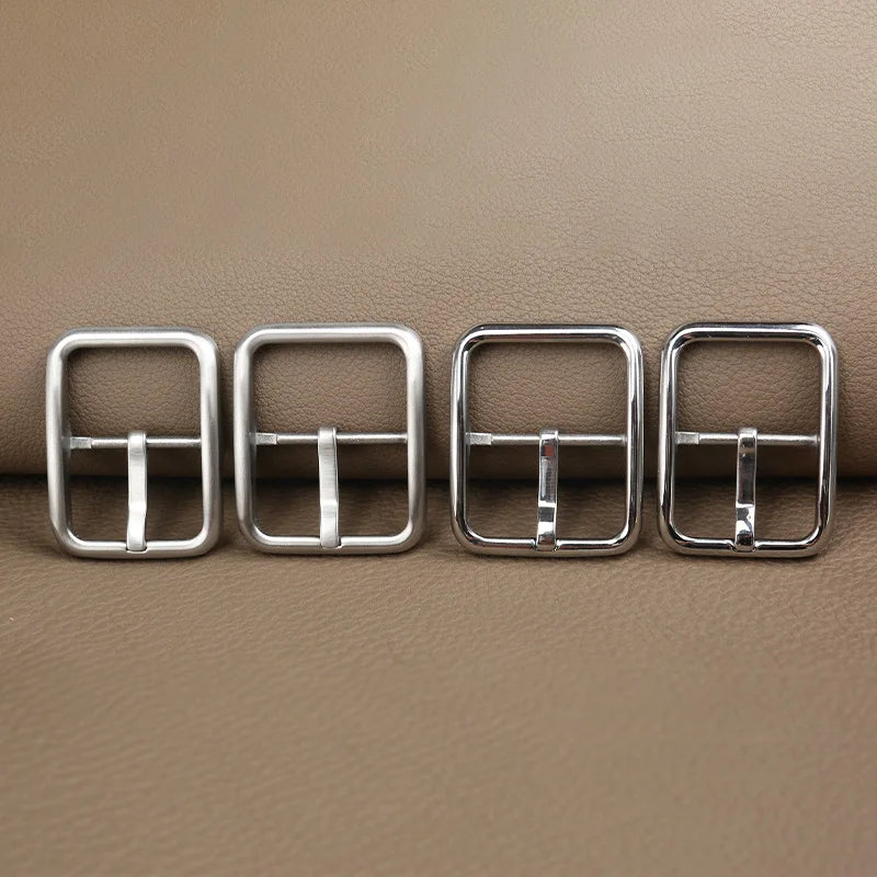 1 Piece Solid 304 Stainless Steel Men's Center Bar Belt Buckle, Universal for Business Formal & Casual Wear, Belt Accessory