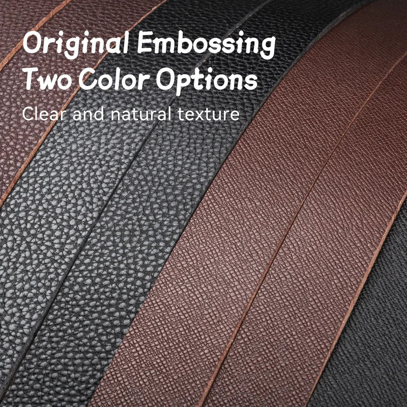 Tuscany Italy Vegetable Tanned Leather Handmade DIY Headless Belt Genuine Leather Men's High Quality Belts Full-Grain Leather