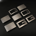 1pcs 35mm-38mm Titanium Metal Belt Buckle For Men Stainless  For Leather Craft Jeans Webbing Replacement Buckle Accessories