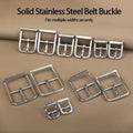 304 Solid Stainless Steel Center Bar Pin Buckle, Men's & Women's Belt Buckle, Hardware Accessories for Belts and Bags