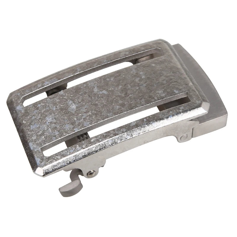 Smooth Buckle Men's Belt Titanium Metal Buckle Fashion Belt Buckle Adjustable Waist Buckle DIY Leather Craft Buckle