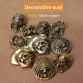 Metal Buttons Brass Cloth Clasp Coin Clasp Craft Decoration Purse Clasp Leather Craft Bag Handmade Leather Accessories