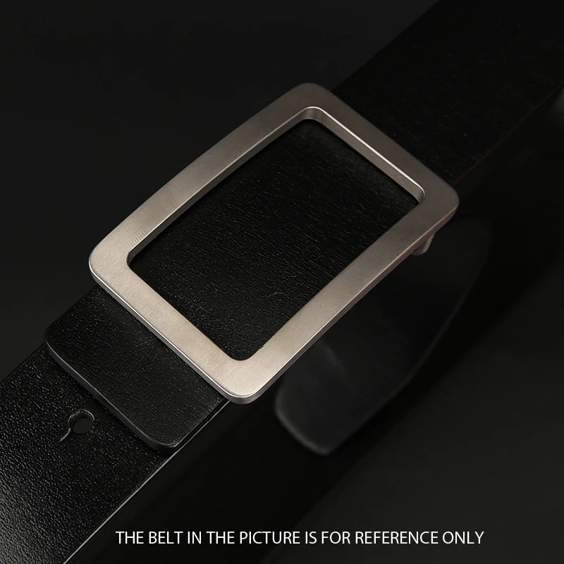 1pcs 35mm-38mm Titanium Metal Belt Buckle For Men Stainless  For Leather Craft Jeans Webbing Replacement Buckle Accessories