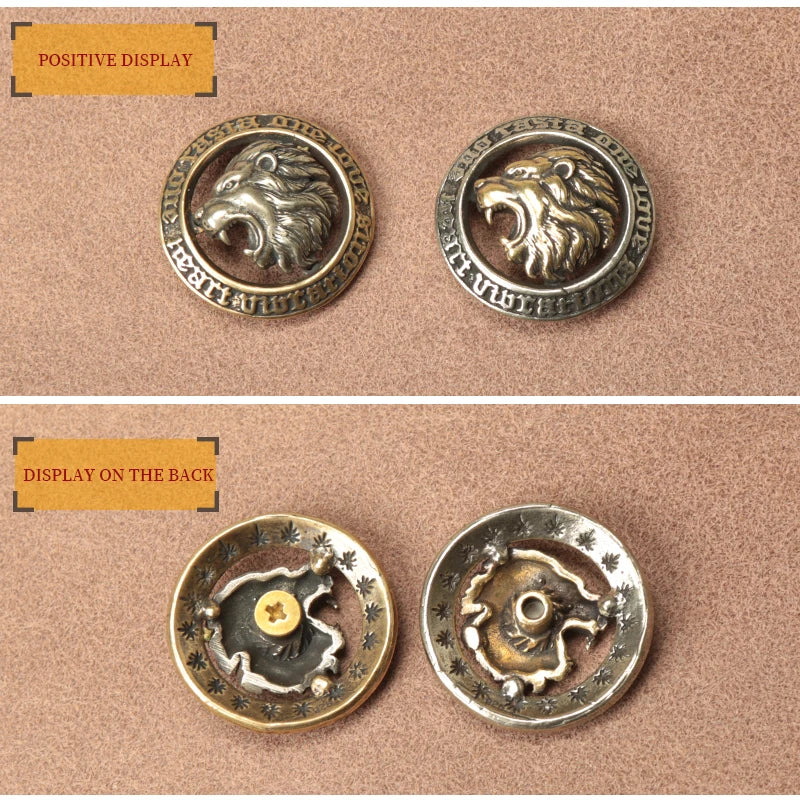 Metal Buttons Brass Cloth Clasp Coin Clasp Craft Decoration Purse Clasp Leather Craft Bag Handmade Leather Accessories