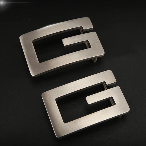 1pcs 35mm-38mm Titanium Metal Belt Buckle For Men Stainless  For Leather Craft Jeans Webbing Replacement Buckle Accessories
