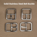 1 Piece Solid 304 Stainless Steel Men's Center Bar Belt Buckle, Universal for Business Formal & Casual Wear, Belt Accessory