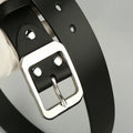 Artisan Men's Genuine Leather Belt - 3.8cm Width, Italian Vegetable-Tanned, Solid Brass Buckle for Jeans