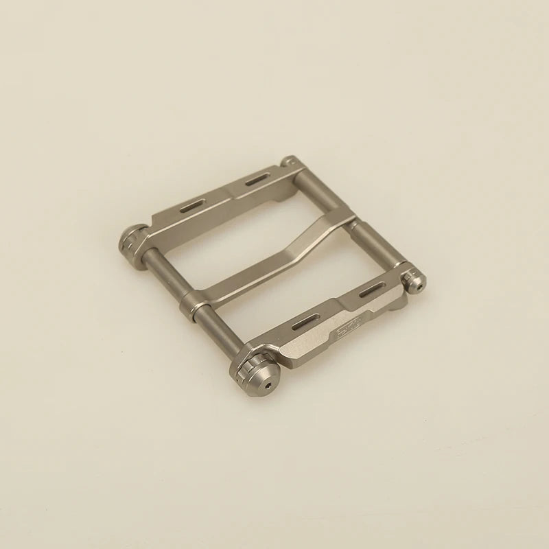 Metal Titanium Belt Buckle Men's Stainless Steel Single Pin Belt Half Buckle For Leather Craft Jeans Webbing Jeans Accessories