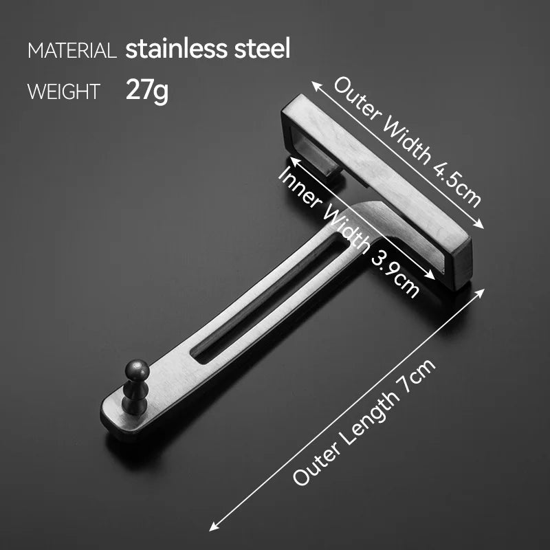1pcs Brushed Metal  belt buckles Solid Stainless Steel Leather Craft Accessories Casual Belt Buckle