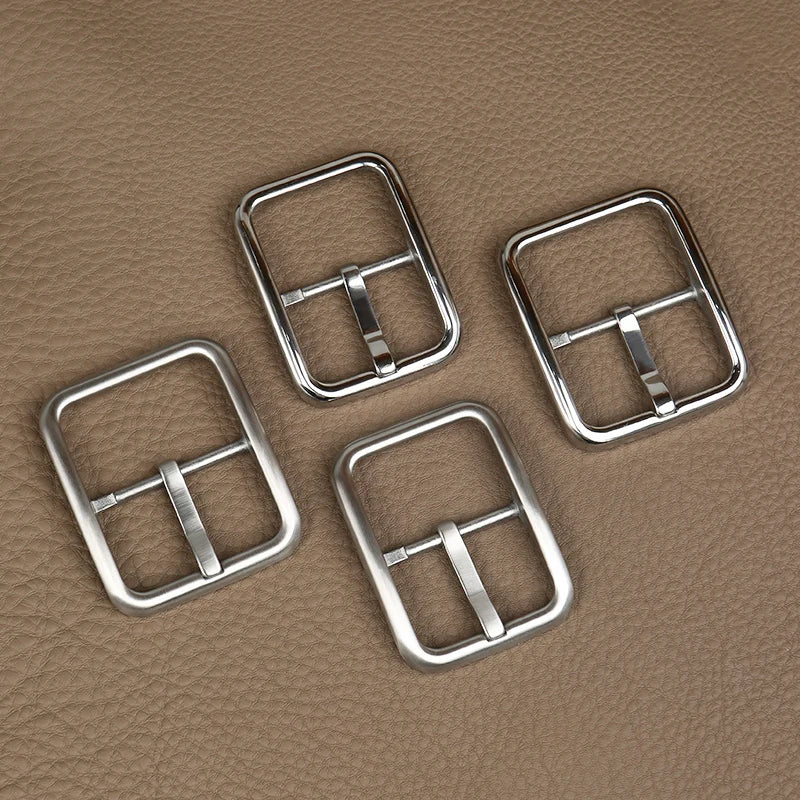 1 Piece Solid 304 Stainless Steel Men's Center Bar Belt Buckle, Universal for Business Formal & Casual Wear, Belt Accessory